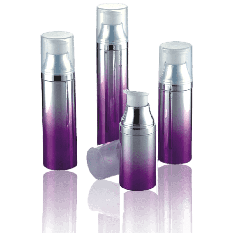 50ML-120ML Paars gradiënt Airless cosmetische fles-HS-017C