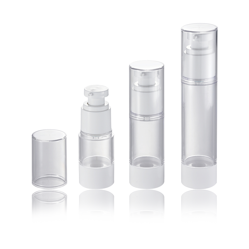 20ML 30ML 50ML ALS PP Transparante afdichting Airless cosmetische pompfles HS-008B