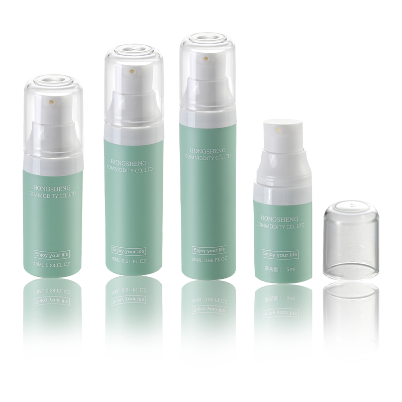 5ML-20ML Lichtgroene huidverzorging Airless Bottle-HS-012A