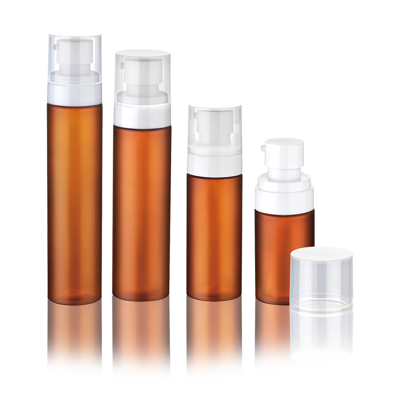 40ML-100ML Lichte luxe hoogwaardige amberkleurige Pet/Petg-vloeistoffles Series-HS-P01